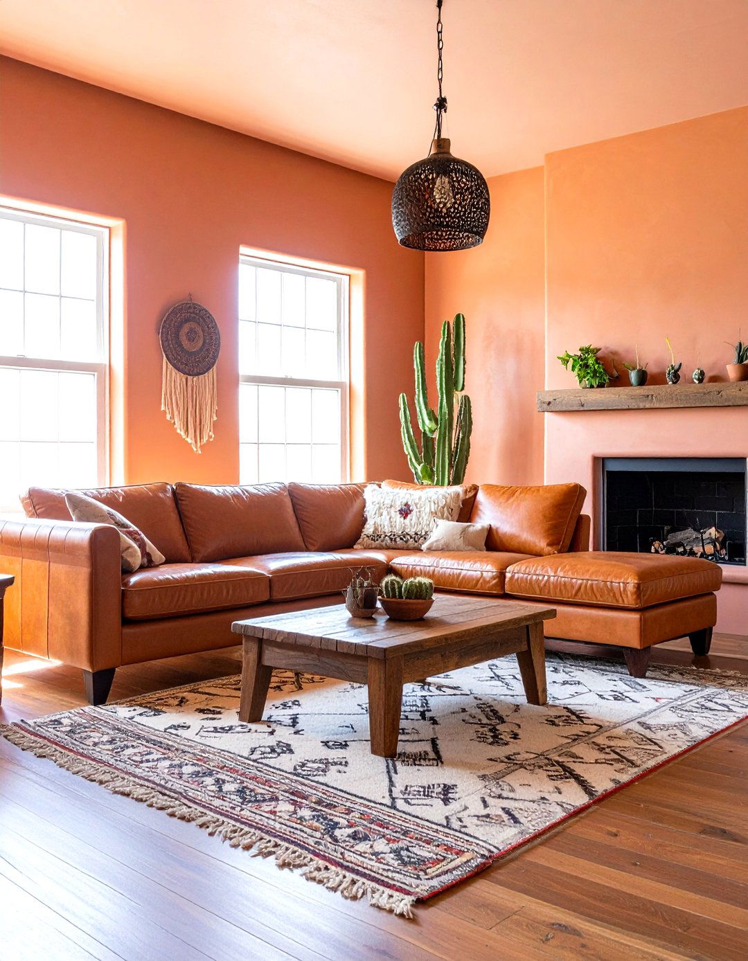Desert Sunset Living Room Design - 24 Southwestern Decor Ideas