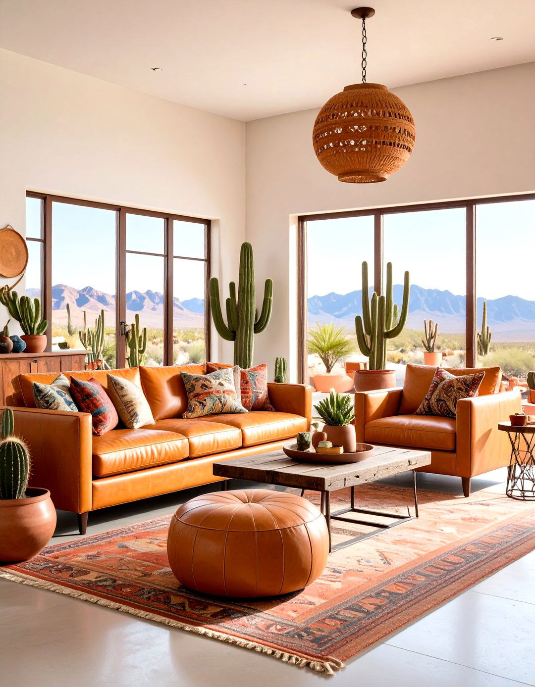 Desert Sunset Living Room - 24 Boho Living Room Ideas