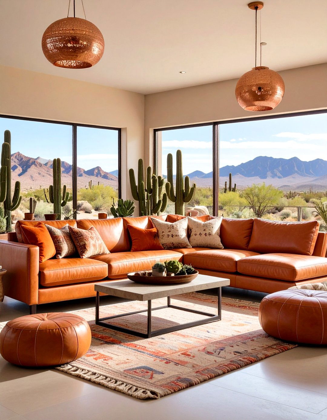 Desert Sunset Warmth Palette - 24 Colorful Boho Living Room Ideas