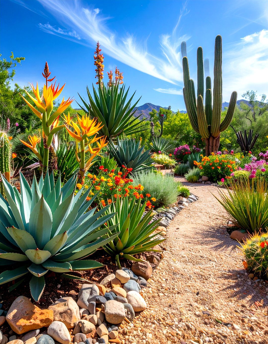Desert Tropical Fusion - 24 Tropical Garden Ideas