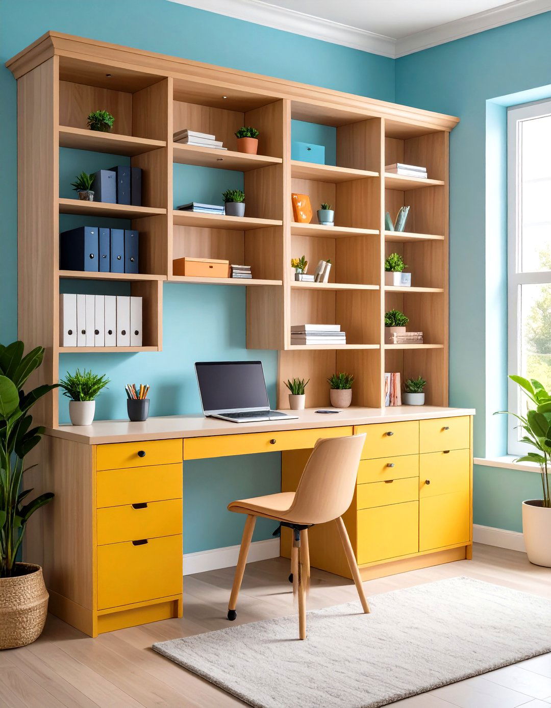 Desk Hutch Storage Extensions - 24 Office Shelving Ideas