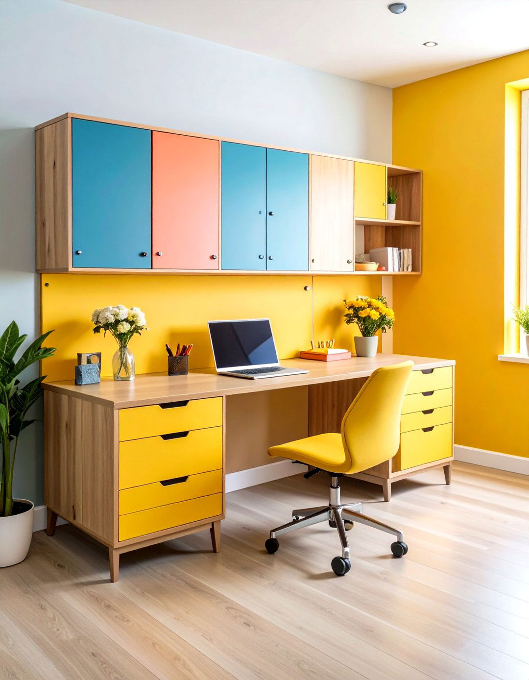 Desk Style Command Center - 24 Command Center Ideas