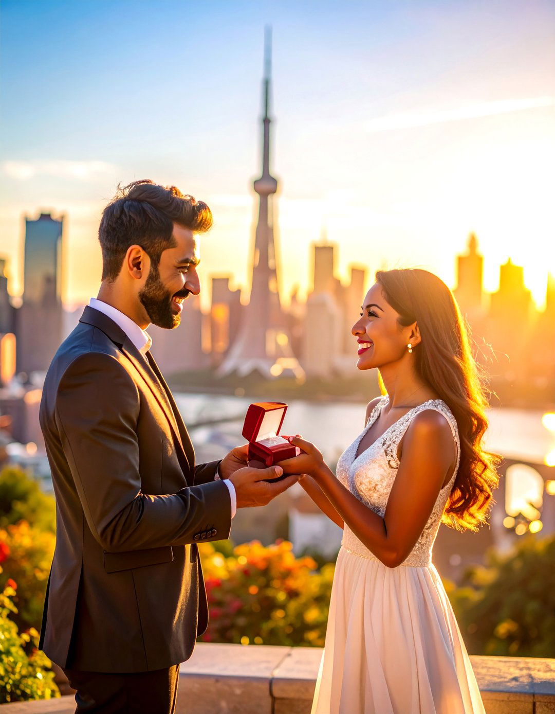 Destination City Escape Proposal - 24 Wedding Proposal Ideas