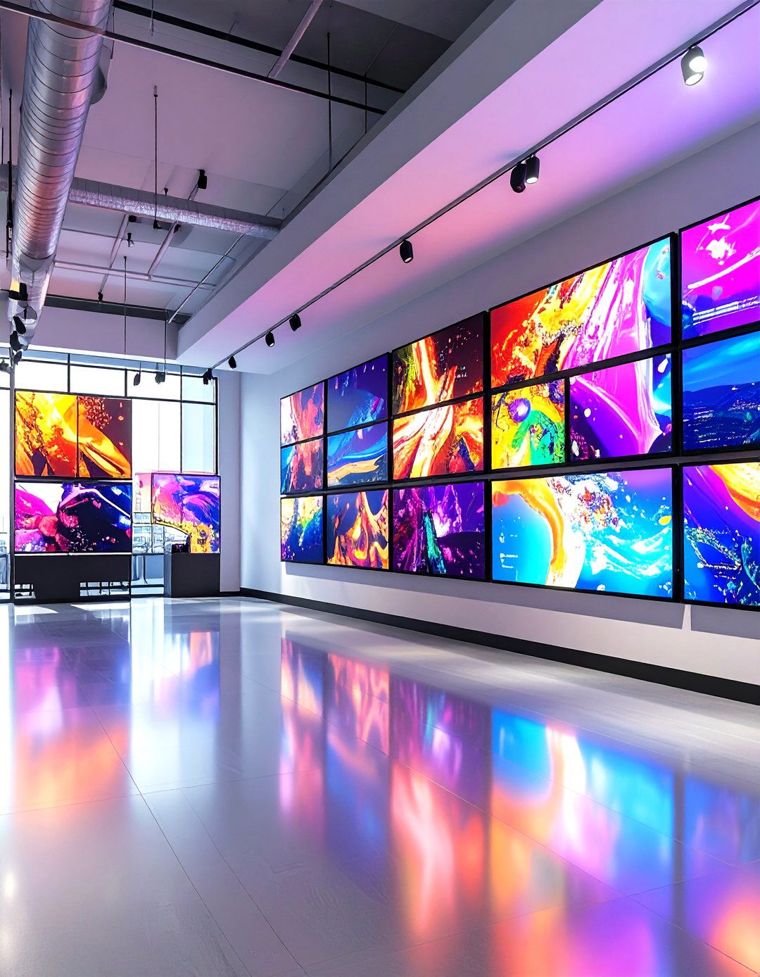 Digital Art Display Systems - 24 Office Wall Decor Ideas