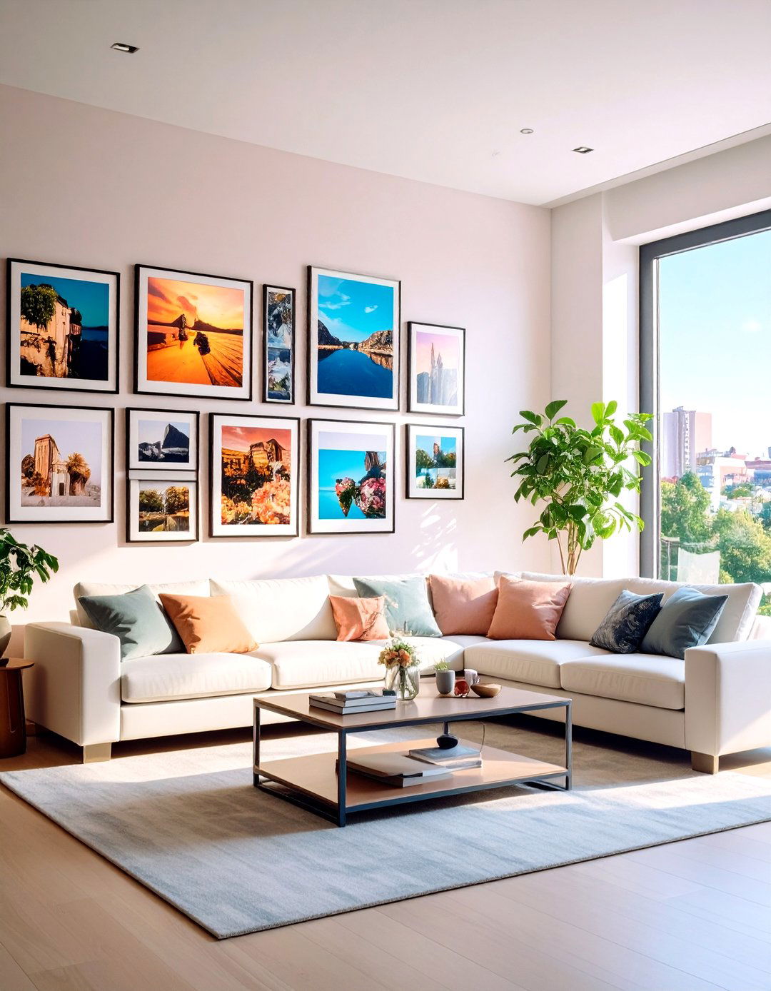 Digital Photo Frame Integration - 24 Wall Collage Ideas