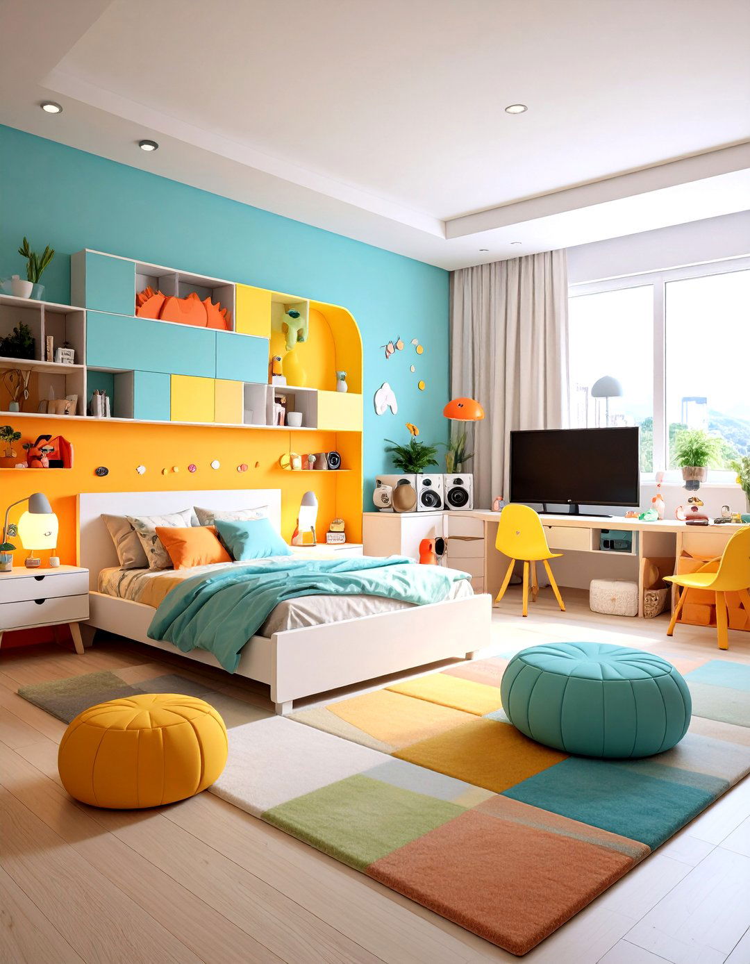 Dinosaur Communication Center - 24 Dinosaur-themed Kids' Room Ideas