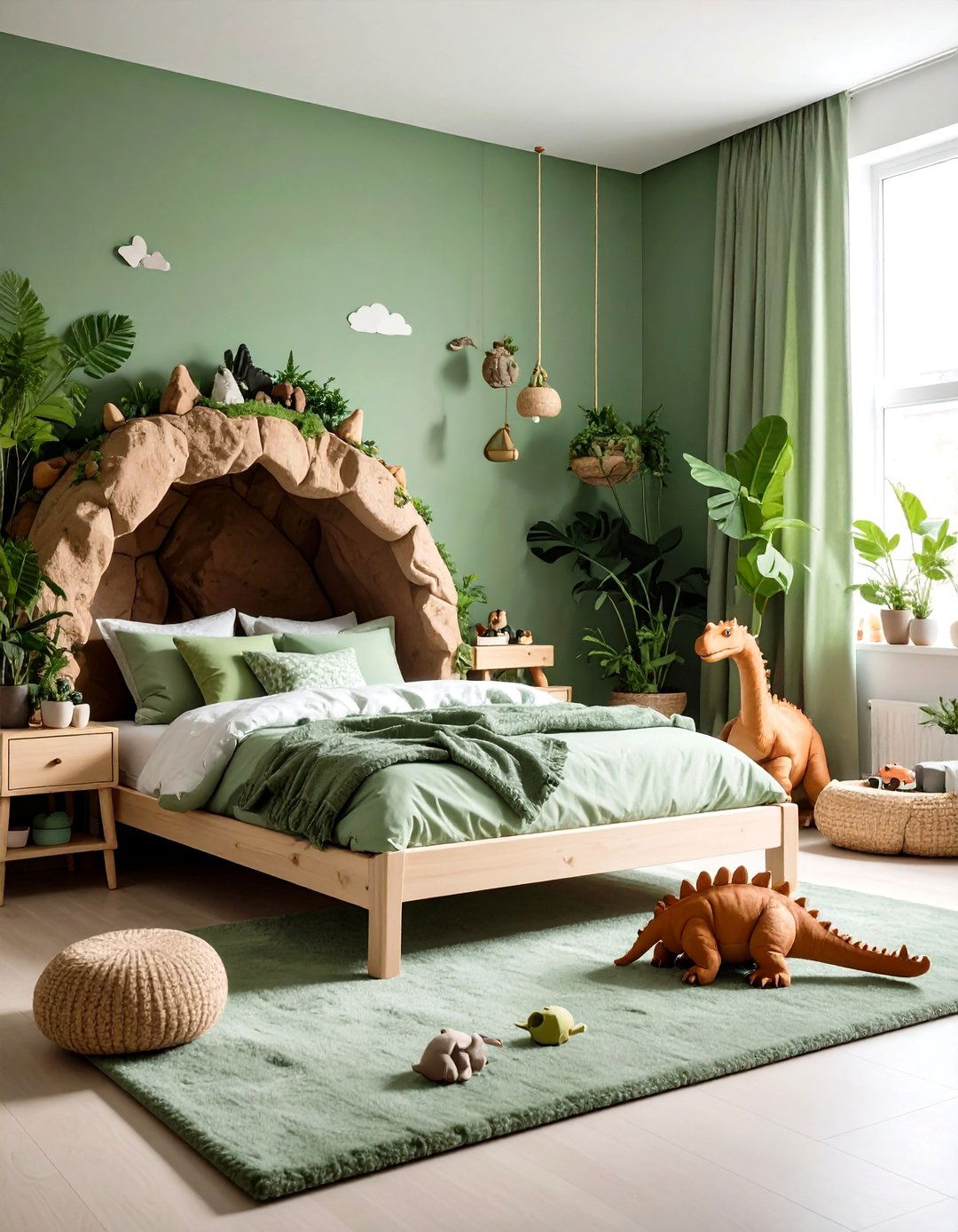 Dinosaur Discovery Prehistoric Room - 24 Toddler Room Ideas