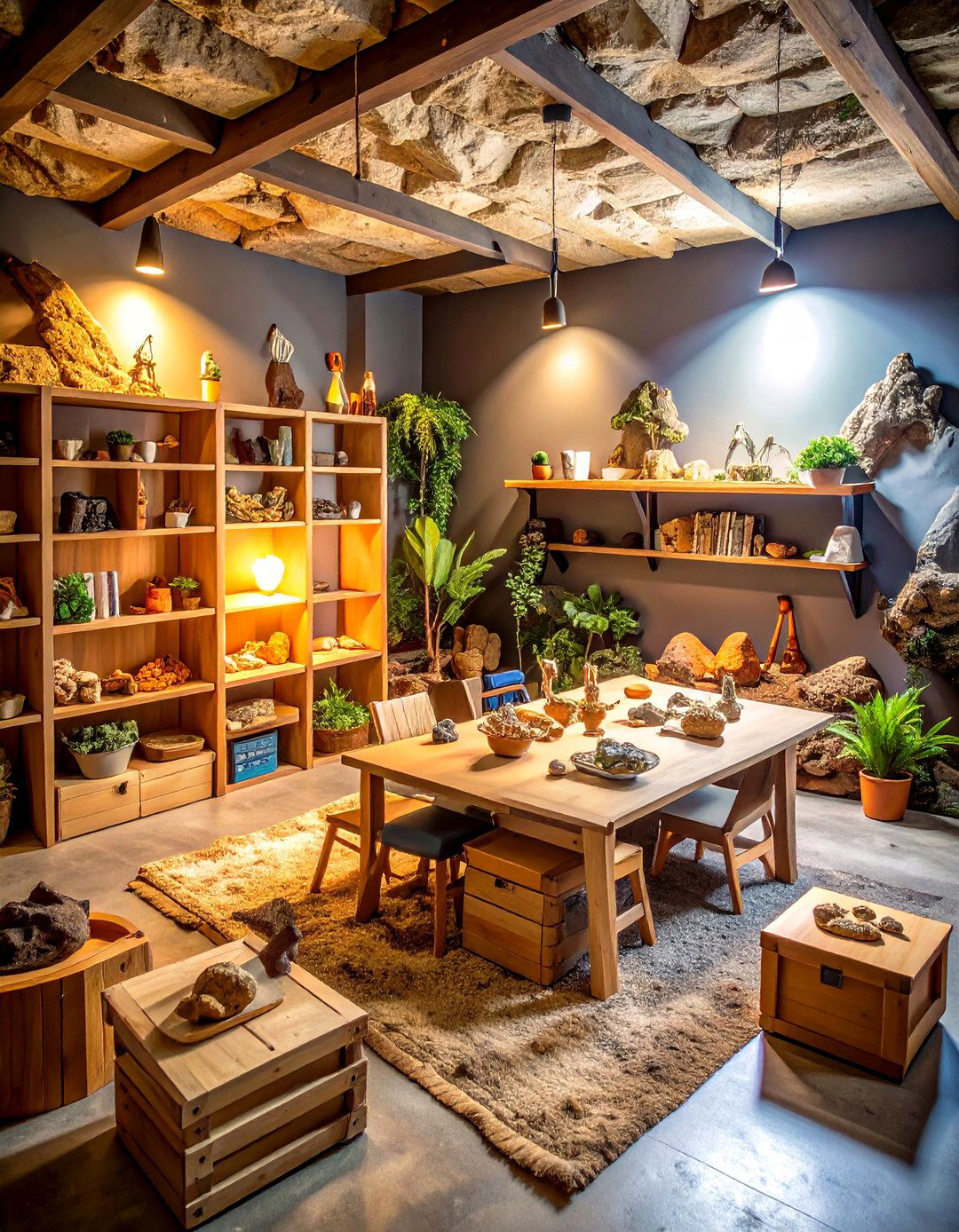 Dinosaur Excavation Reading Site - 24 kids reading nook ideas