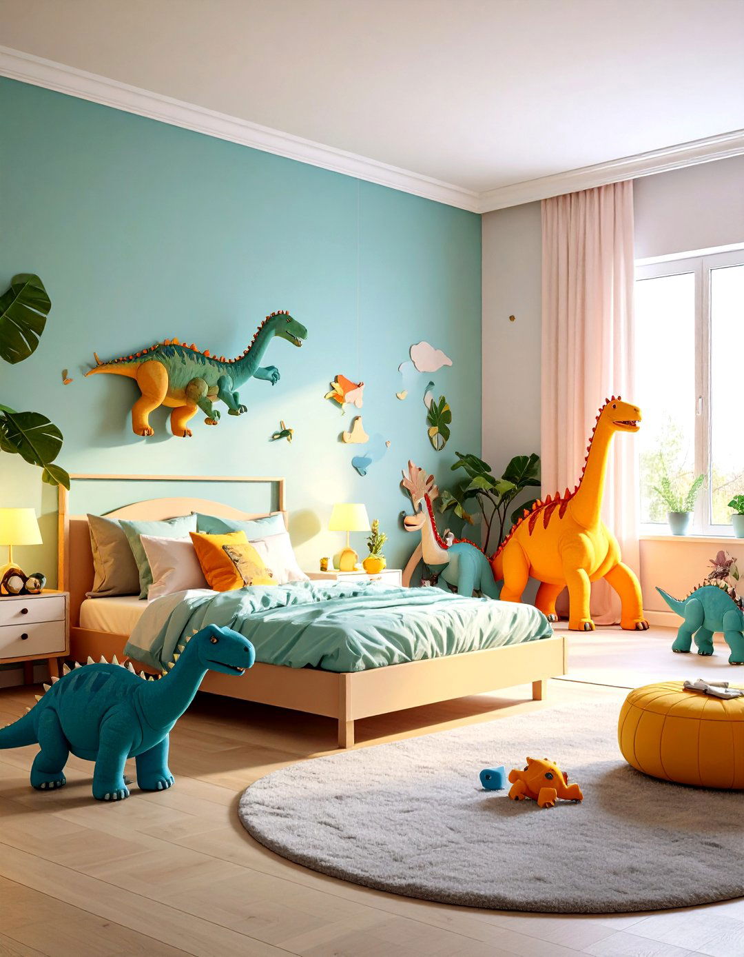 Dinosaur Family Social Structure - 24 Dinosaur-themed Kids' Room Ideas