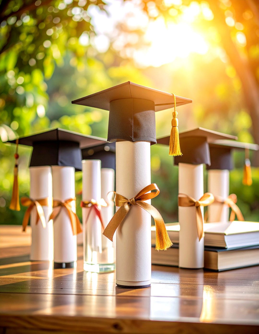Diploma Scroll Collections - 24 Graduation Centerpiece Ideas