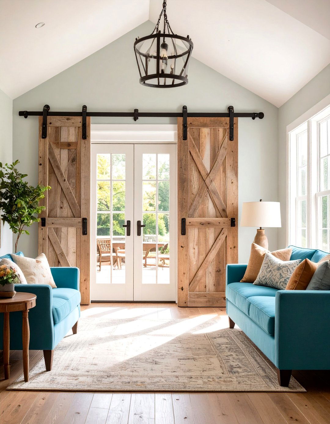 Distressed Wood Barn Door - 24 Barn Door Ideas