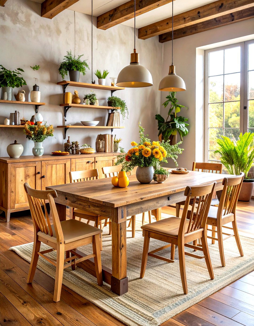 Distressed Wood Furniture Collection - 24 Bohemian Desert Decor Ideas
