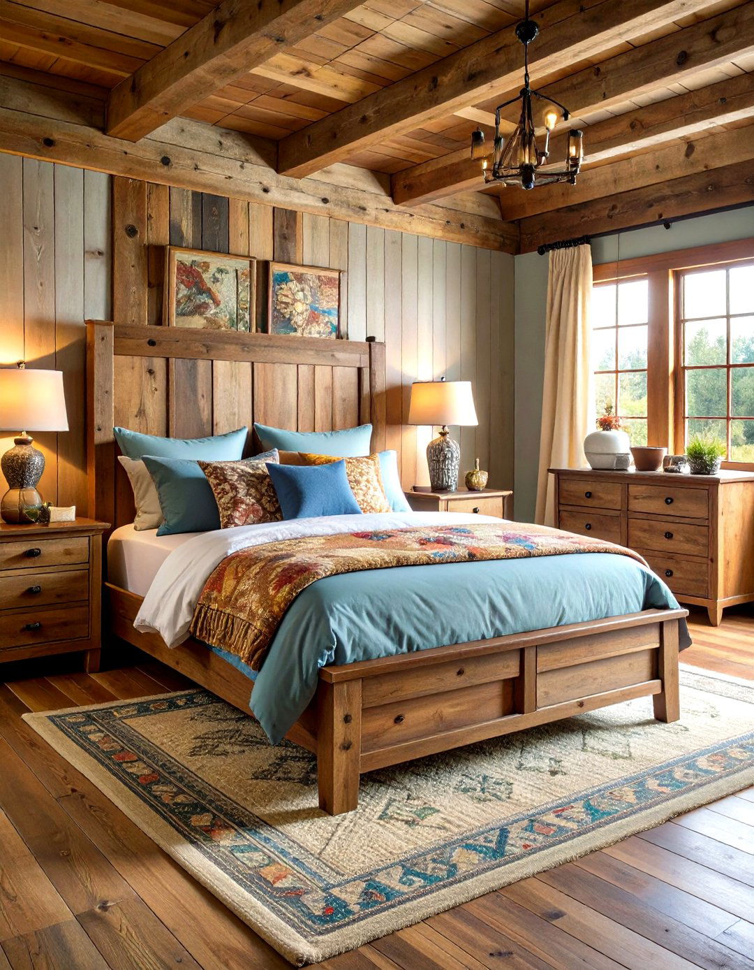Distressed Wood Wonderland Space - 24 Shabby Chic Bedroom Ideas