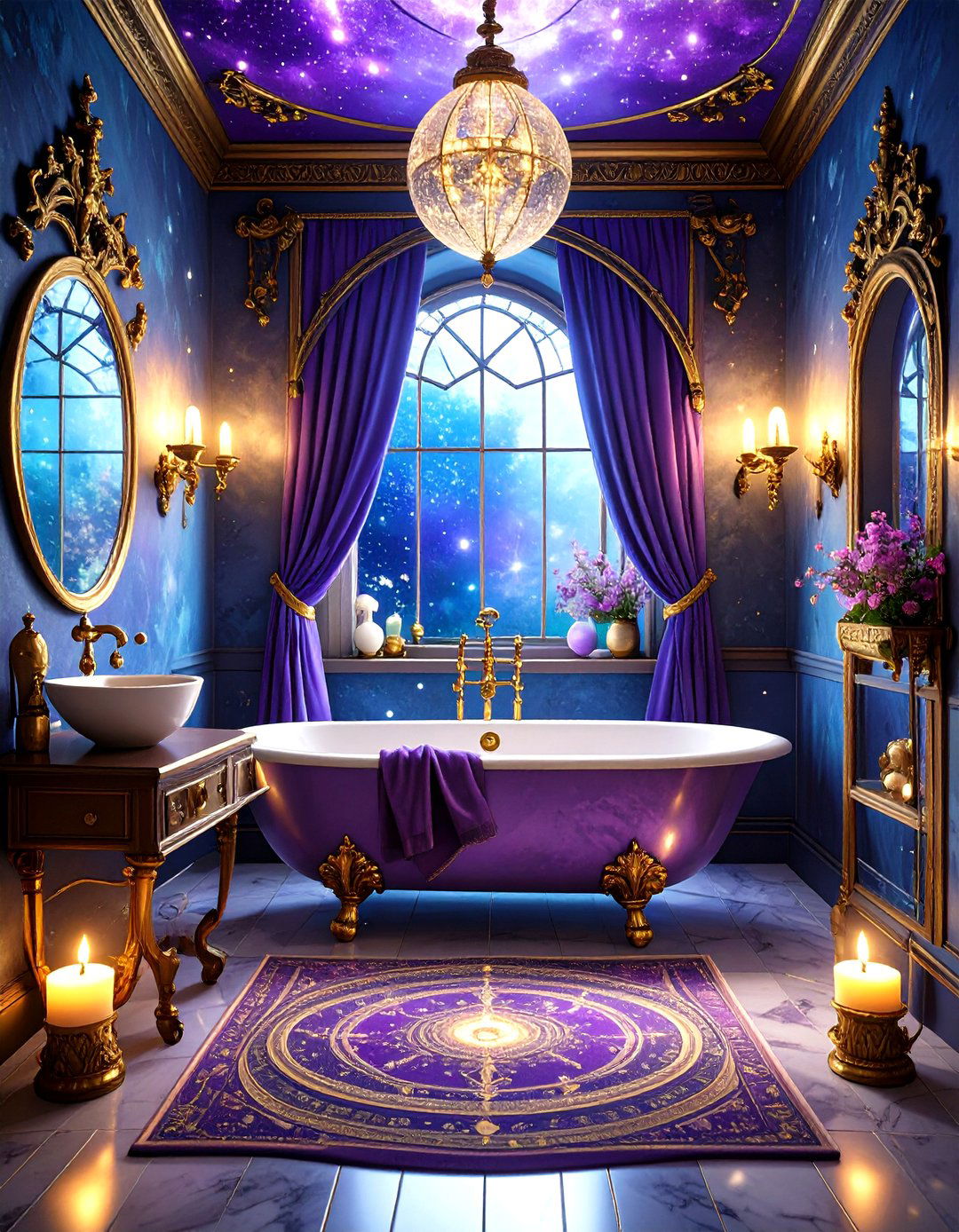 Divination Mystical Bathroom - 24 Harry Potter Bathroom Ideas