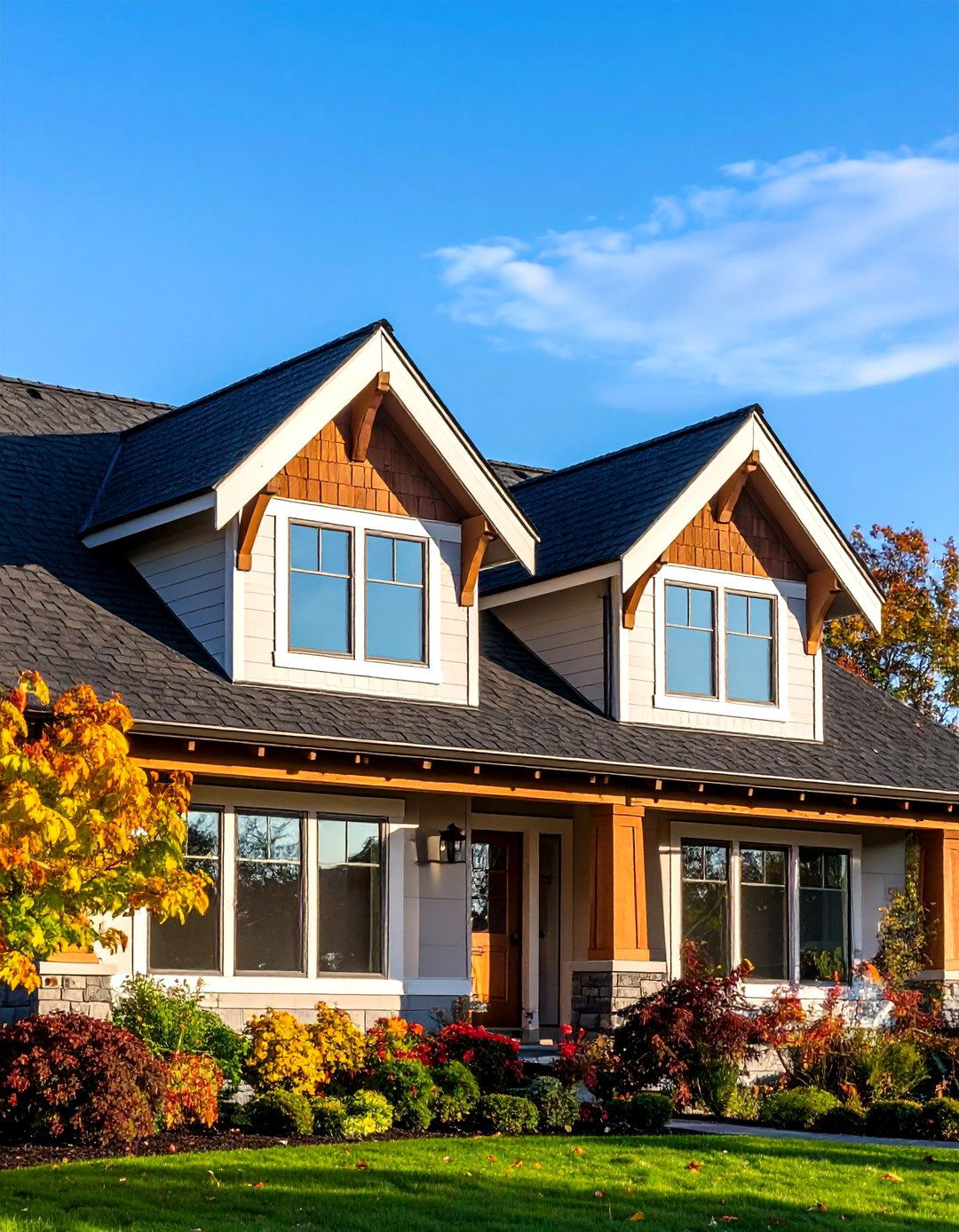 Dormer Window Integration Design - 24 Craftsman Style House Exterior Ideas