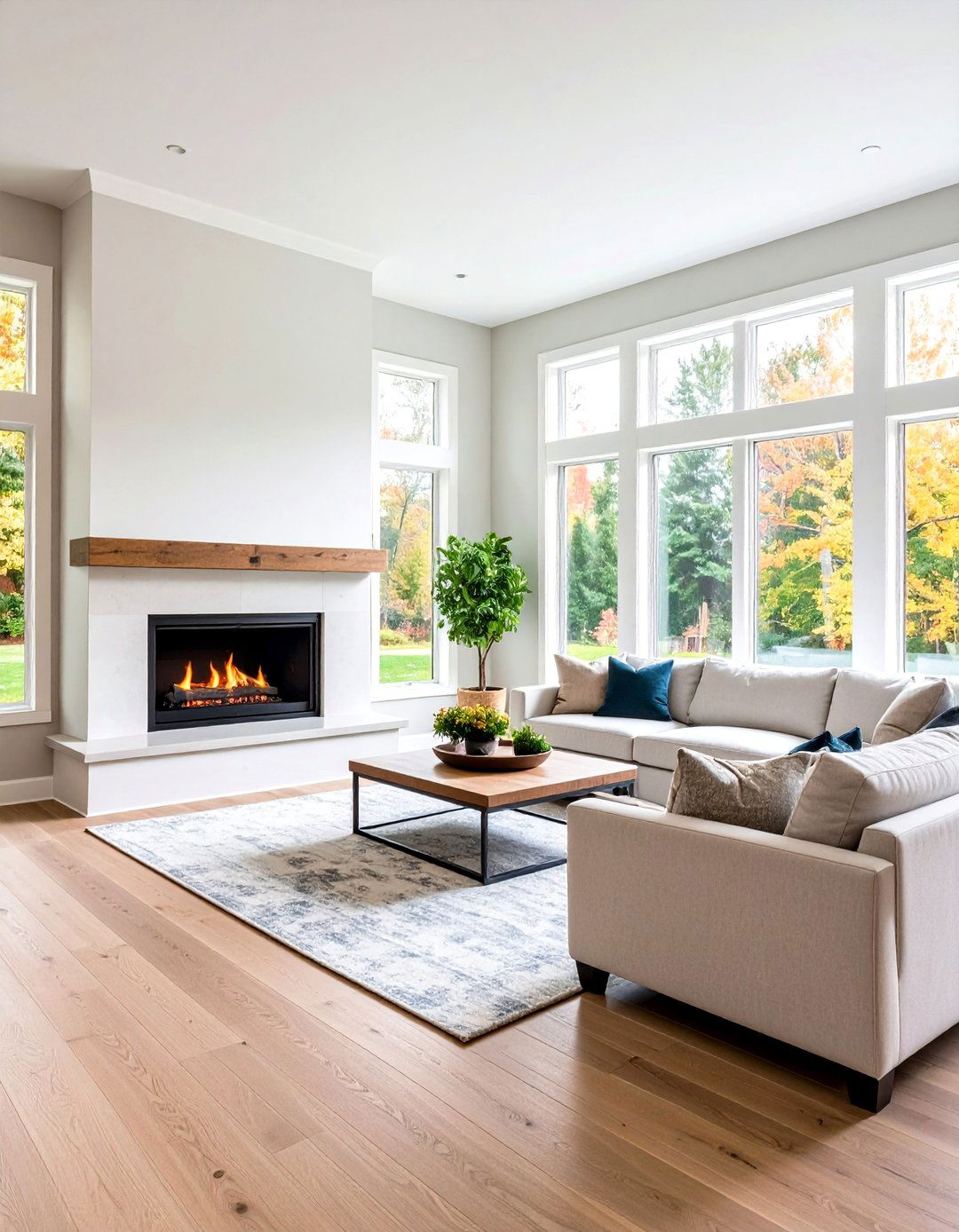 Double Corner Fireplace Installation - 24 Corner Gas Fireplace Ideas