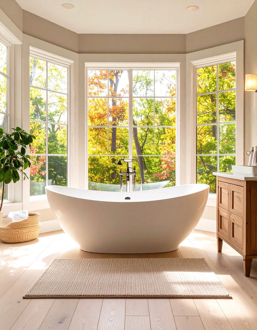 Double Ended Soaking Bathtub