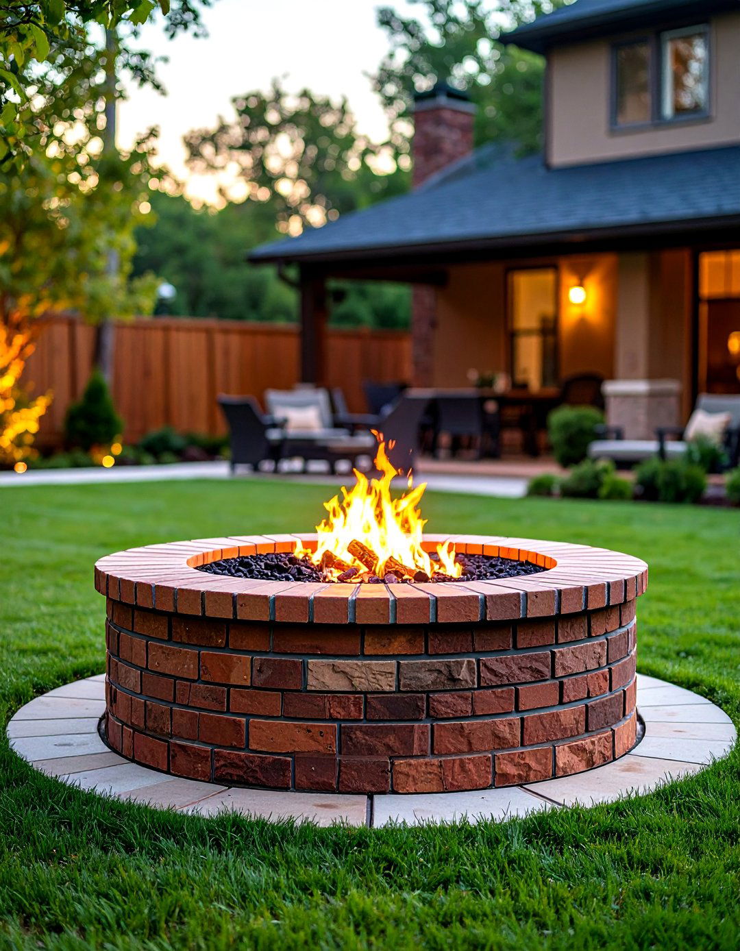 Double Wall Insulated Brick Fire Pit - 24 Brick Fire Pit Ideas
