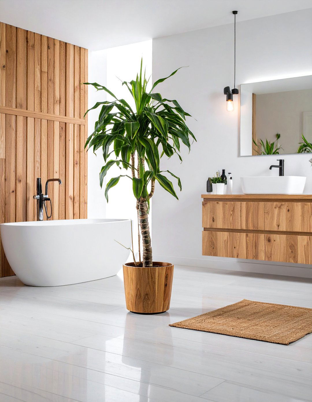 Dracaena Architectural Form - 24 Best Plants for Bathroom