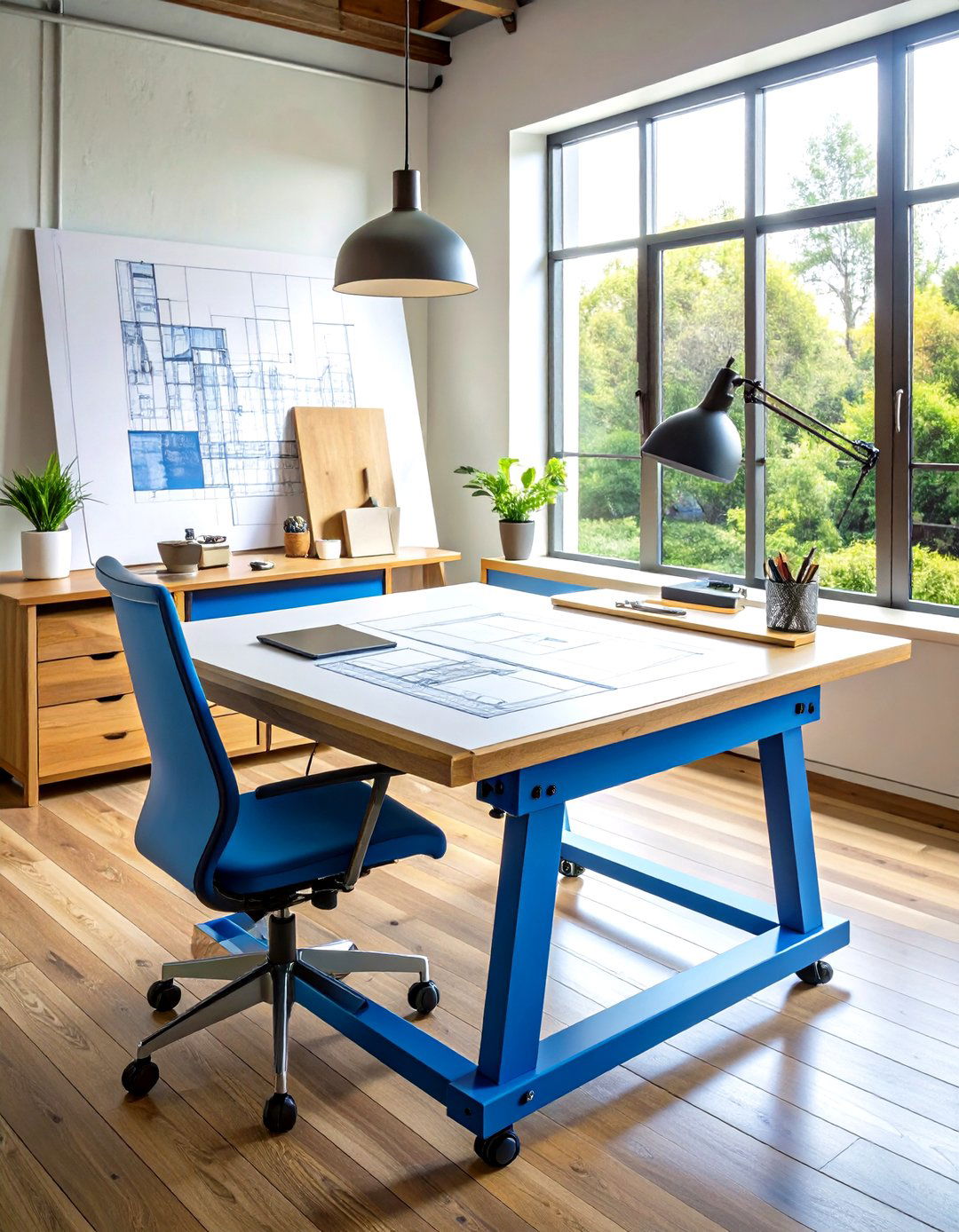 Drafting Table Desk with Adjustable Angle - 24 Desk Ideas