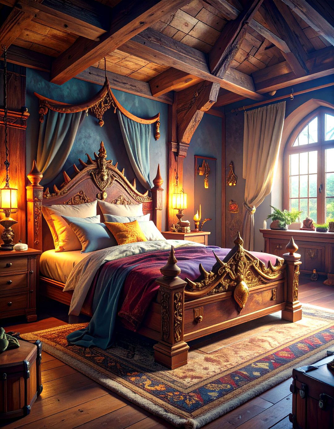 Dragons Lair Medieval Bedroom - 24 Fantasy Bedroom Ideas