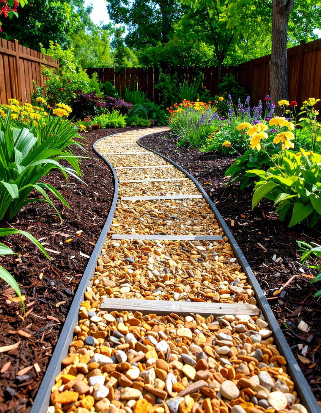 Drainage Enhanced Mulch Systems - 24 Mulch Pathway Ideas