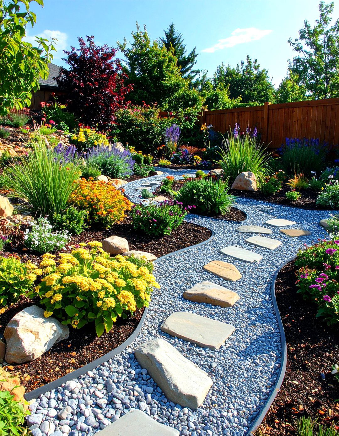 Drainage Focused Spiral Designs - 24 Spiral Garden Design Ideas
