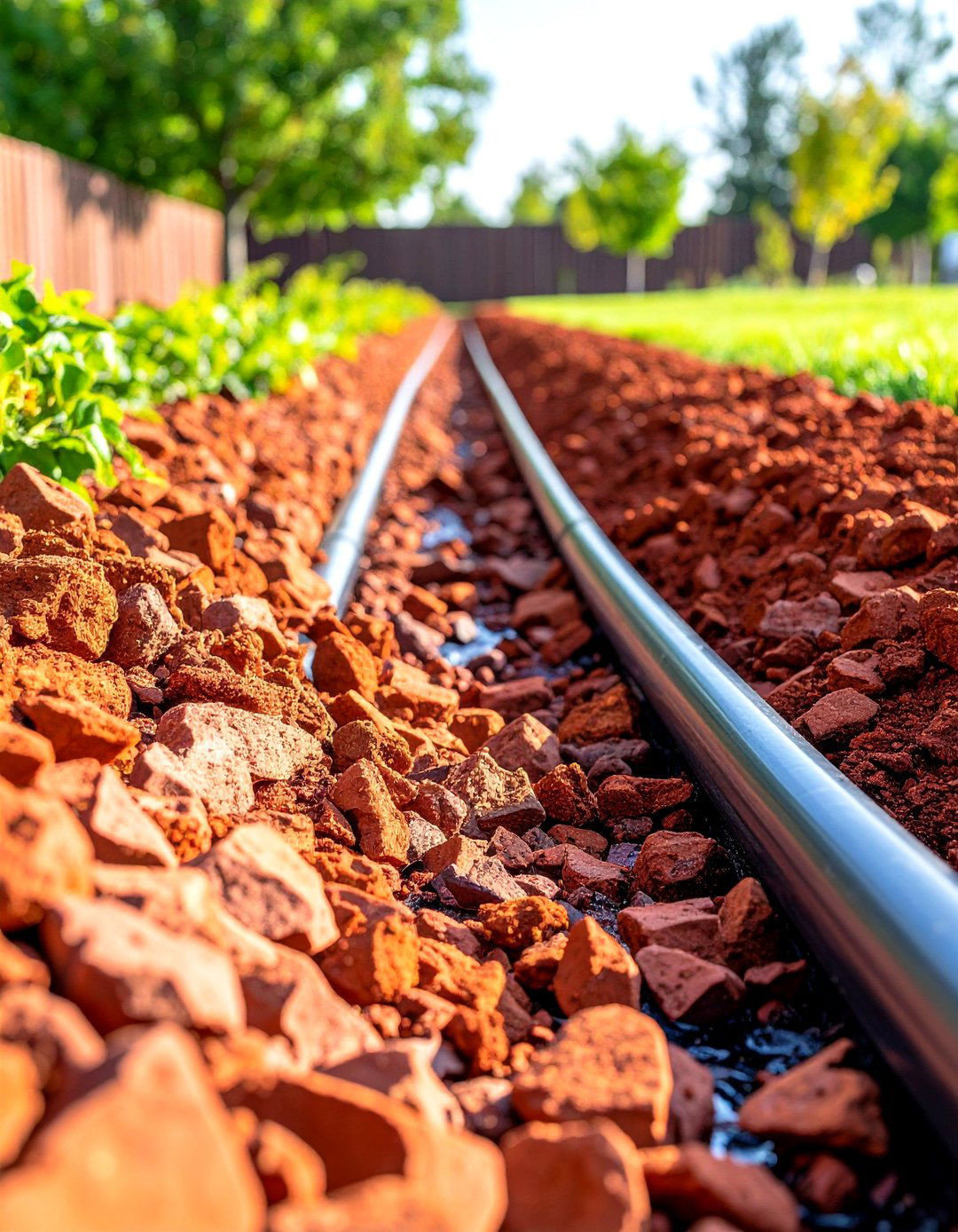 Drainage Solution Systems - 24 Red Lava Rock Landscaping Ideas