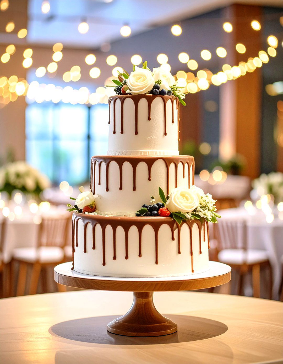Dramatic Drip Wedding Cakes - 24 Wedding Cake Ideas