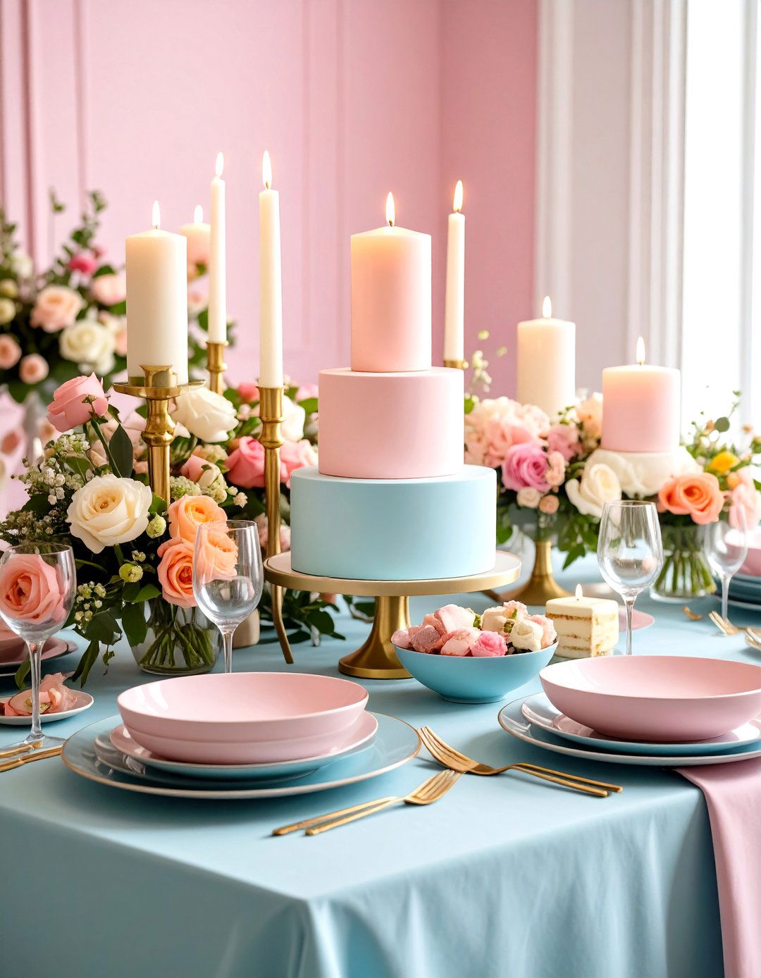 Dramatic Height Variations - 24 Dining Room Table Decor Ideas