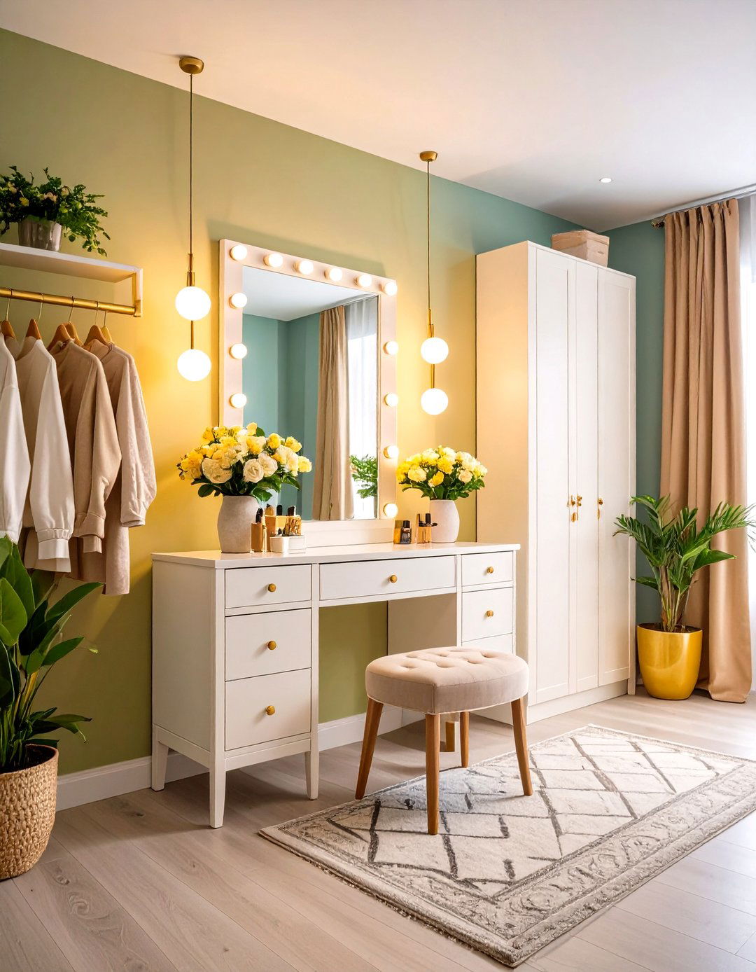 Dressing Room with Vanity - 24 Box Room Ideas