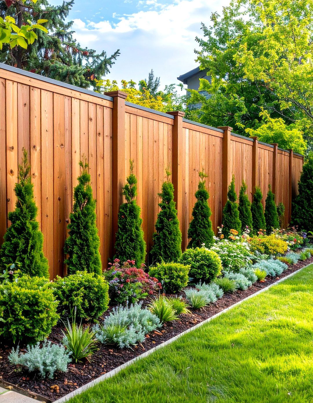 Drought Tolerant Privacy Screen - 24 Xeriscape Ideas