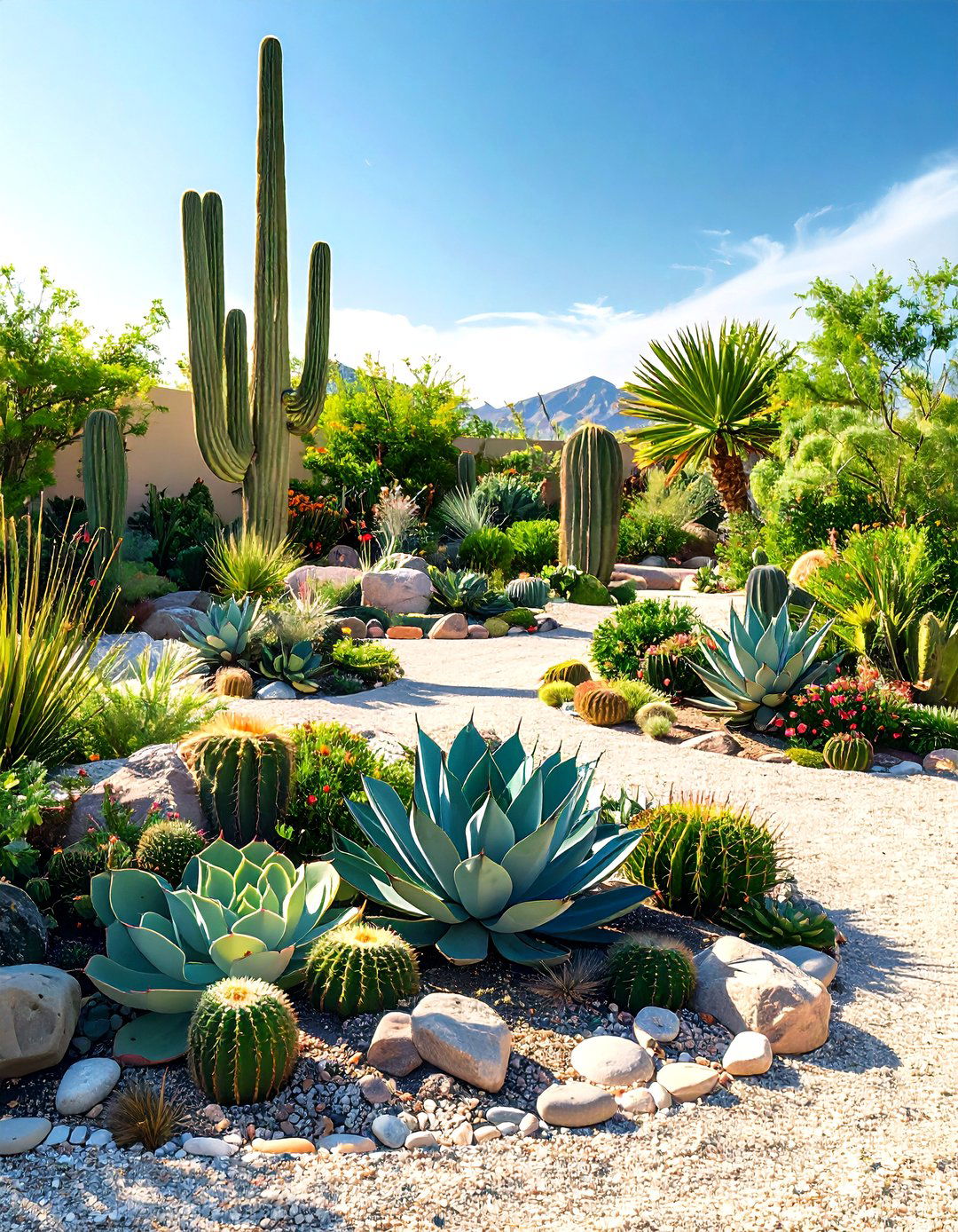 Drought Tolerant Succulent Gardens - 24 Mid-century Modern Landscaping Ideas