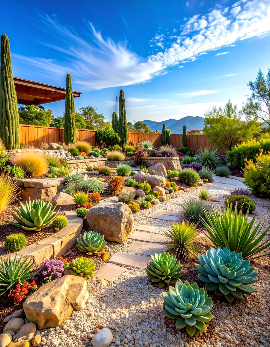 Drought Tolerant Terraced Gardens - 24 Terraced Garden Ideas