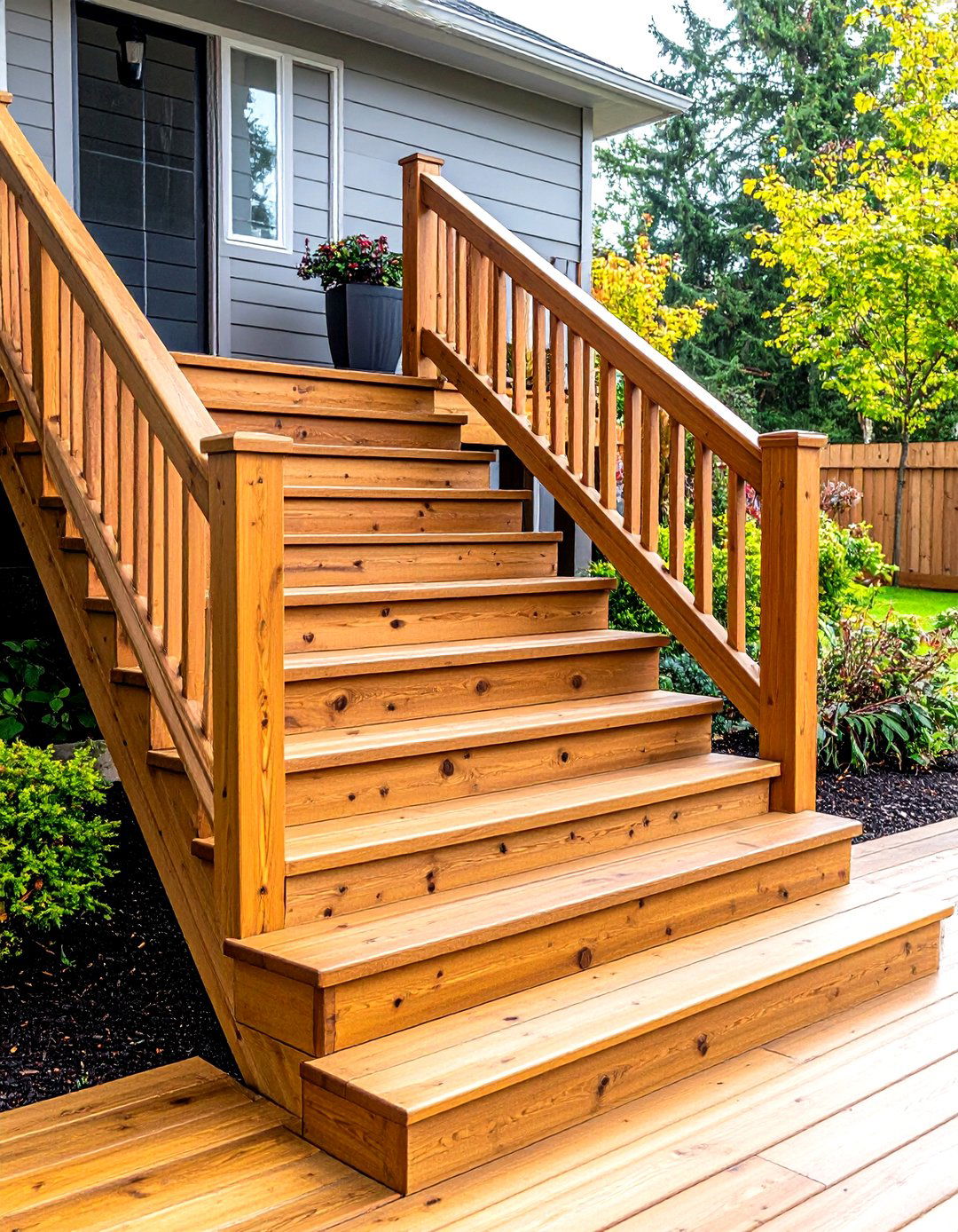 Dual Access Deck Steps - 24 Deck Steps Ideas