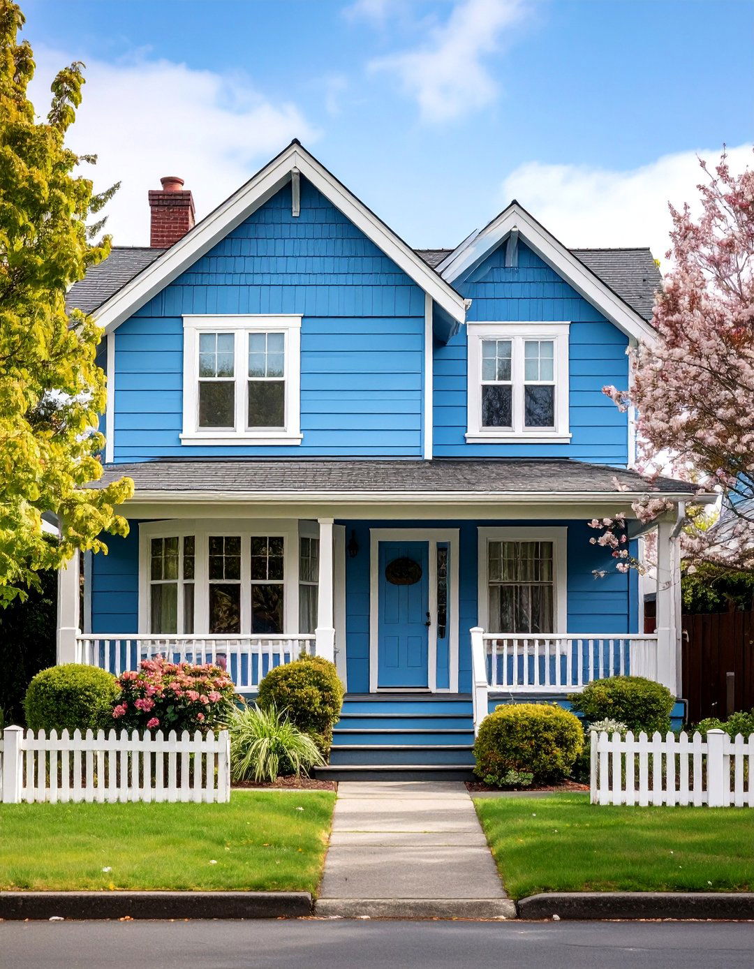Dusty Blue Siding - 24 Blue Exterior House Colors