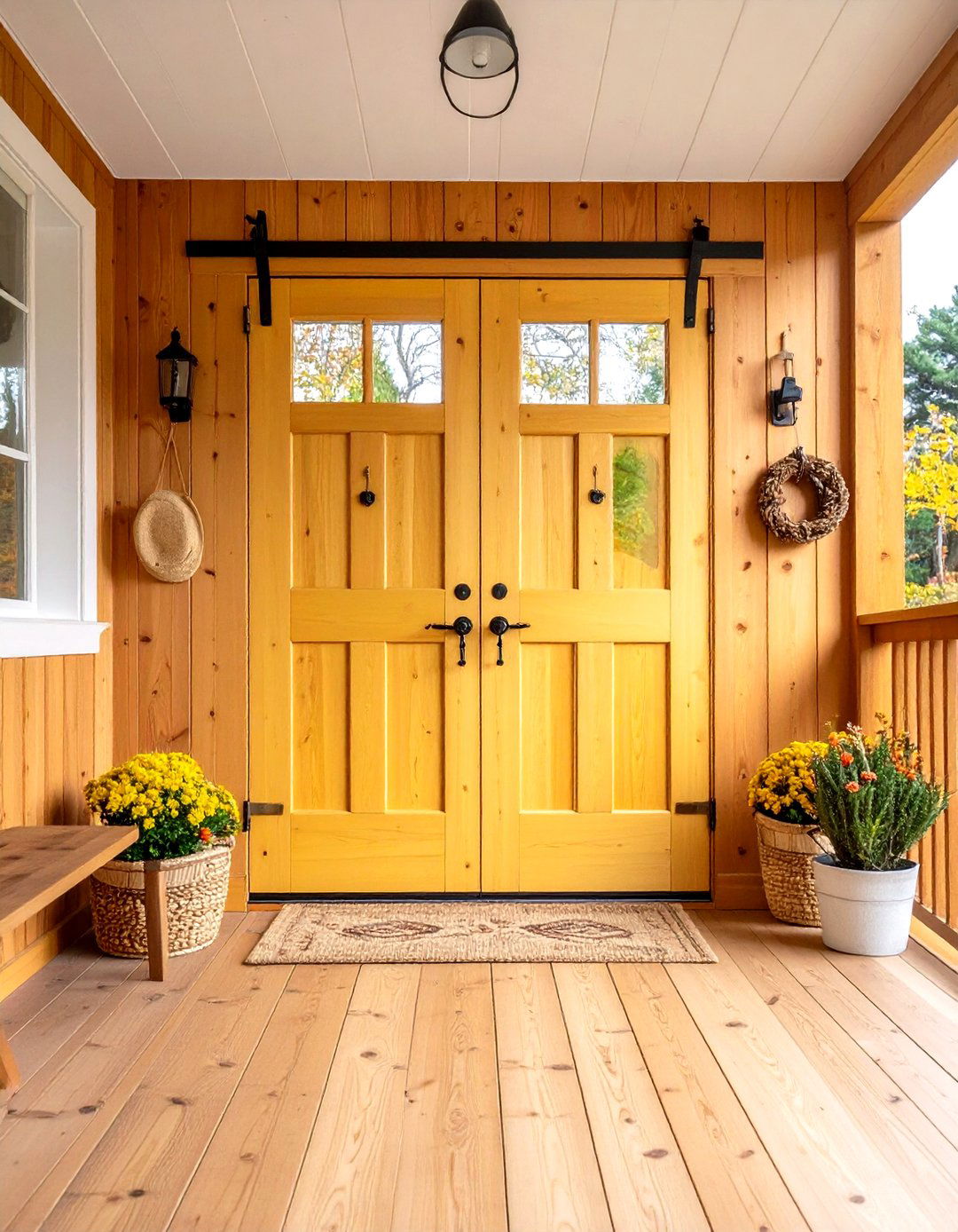 Dutch Door Mudroom Entrance - 24 Farmhouse Mudroom Ideas