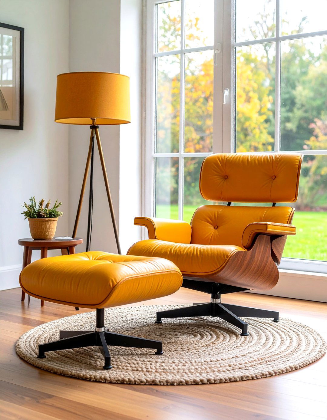 Eames Lounge Chair Reading Corner - 24 Mid-century Modern Nursery Ideas