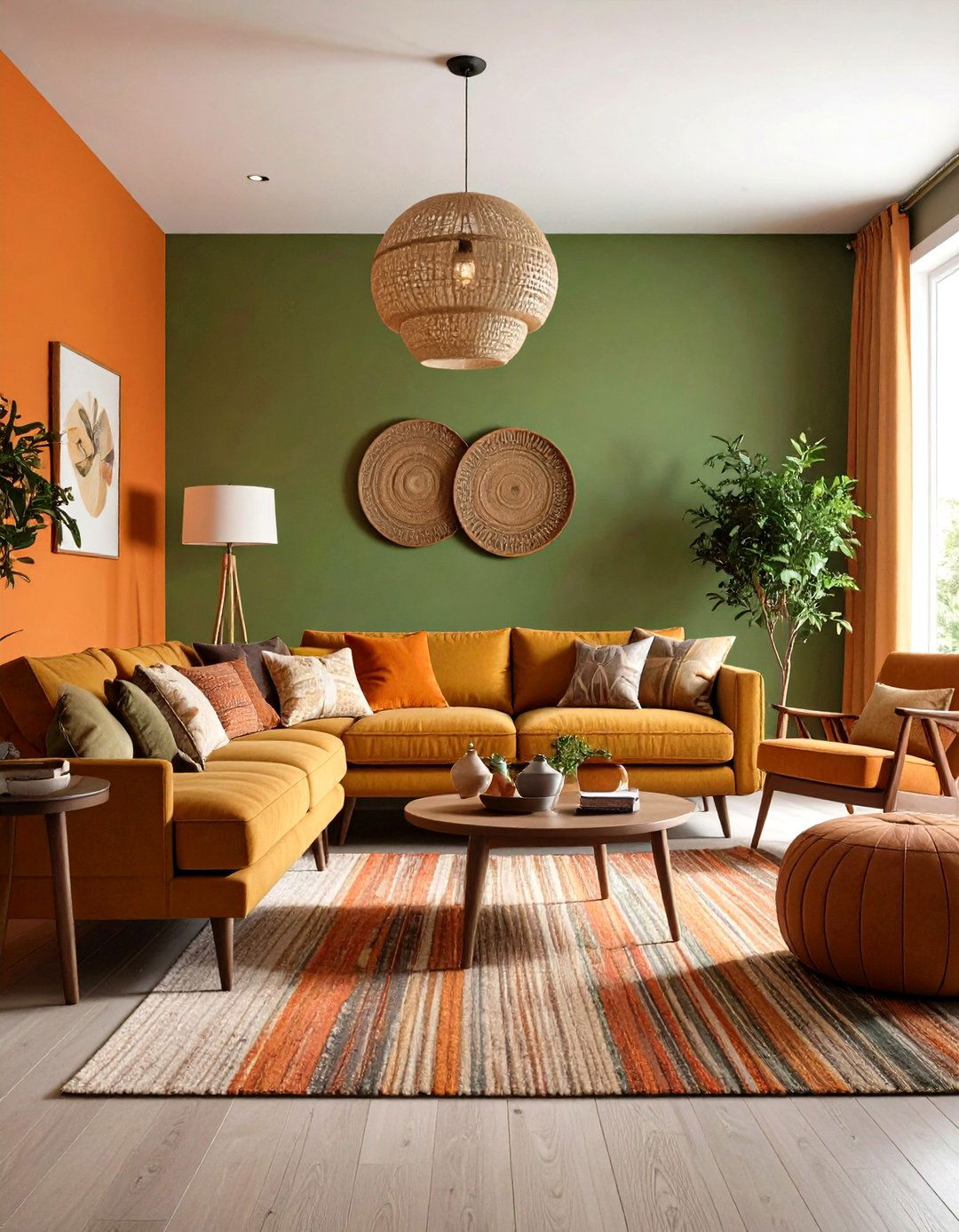 Earth Tone Color Palette Foundations - 24 Mid-Century Modern Living Room Ideas