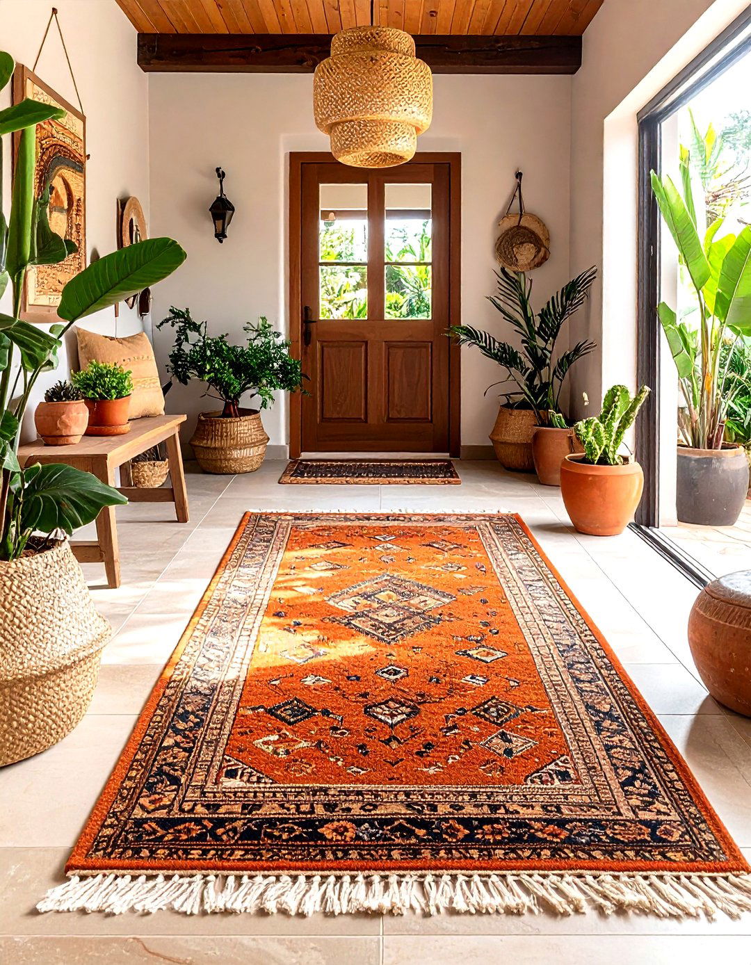Earth Tone Sustainable Rugs - 24 Entryway Rug Ideas