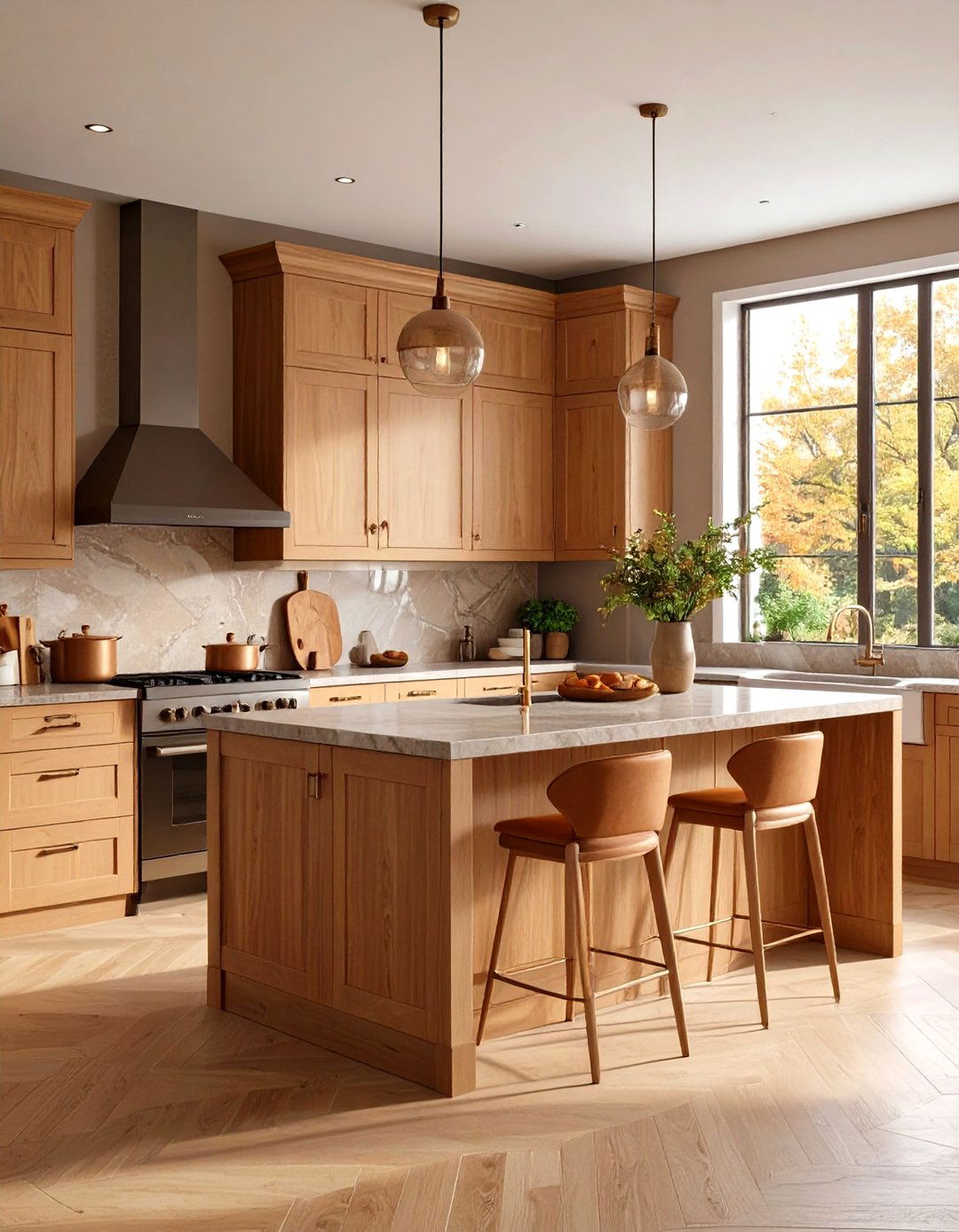 Earthy Brown and Taupe Combinations - 24 Quartz Kitchen Countertops