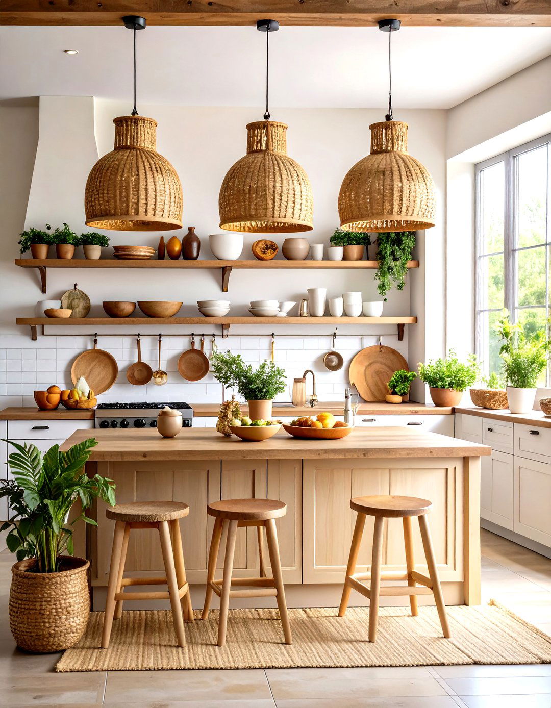 Earthy Kitchen Accents - 24 Boho Decor Ideas
