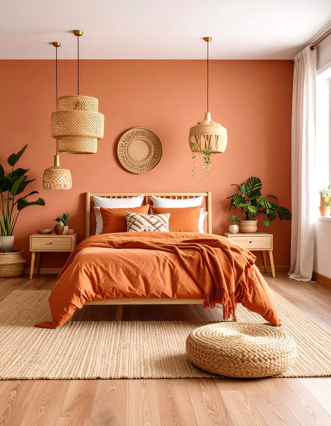 Earthy Terracotta Warmth - 24 Girls Boho Bedroom Ideas