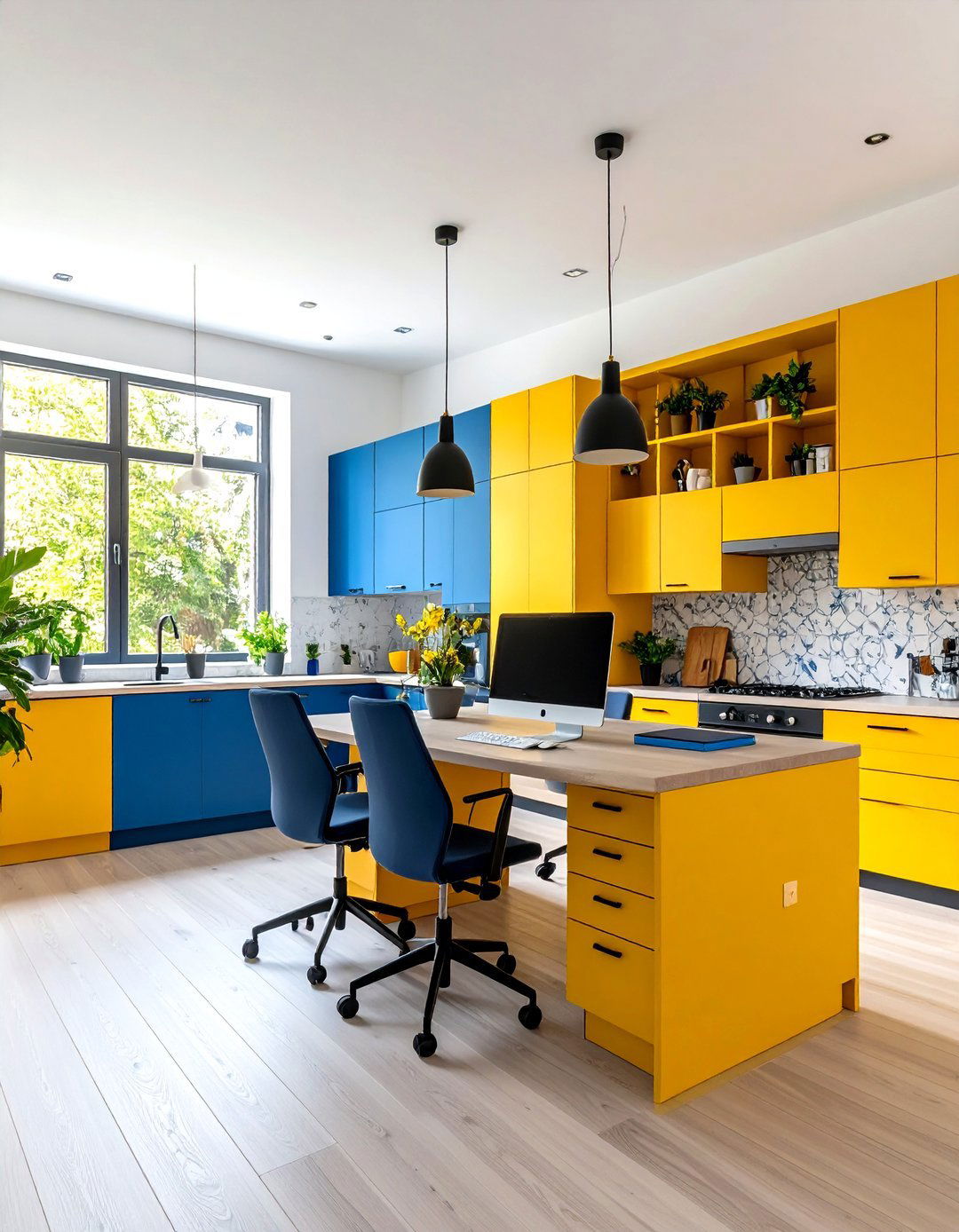 Eat in Office Kitchen - 24 1980s Kitchen Ideas