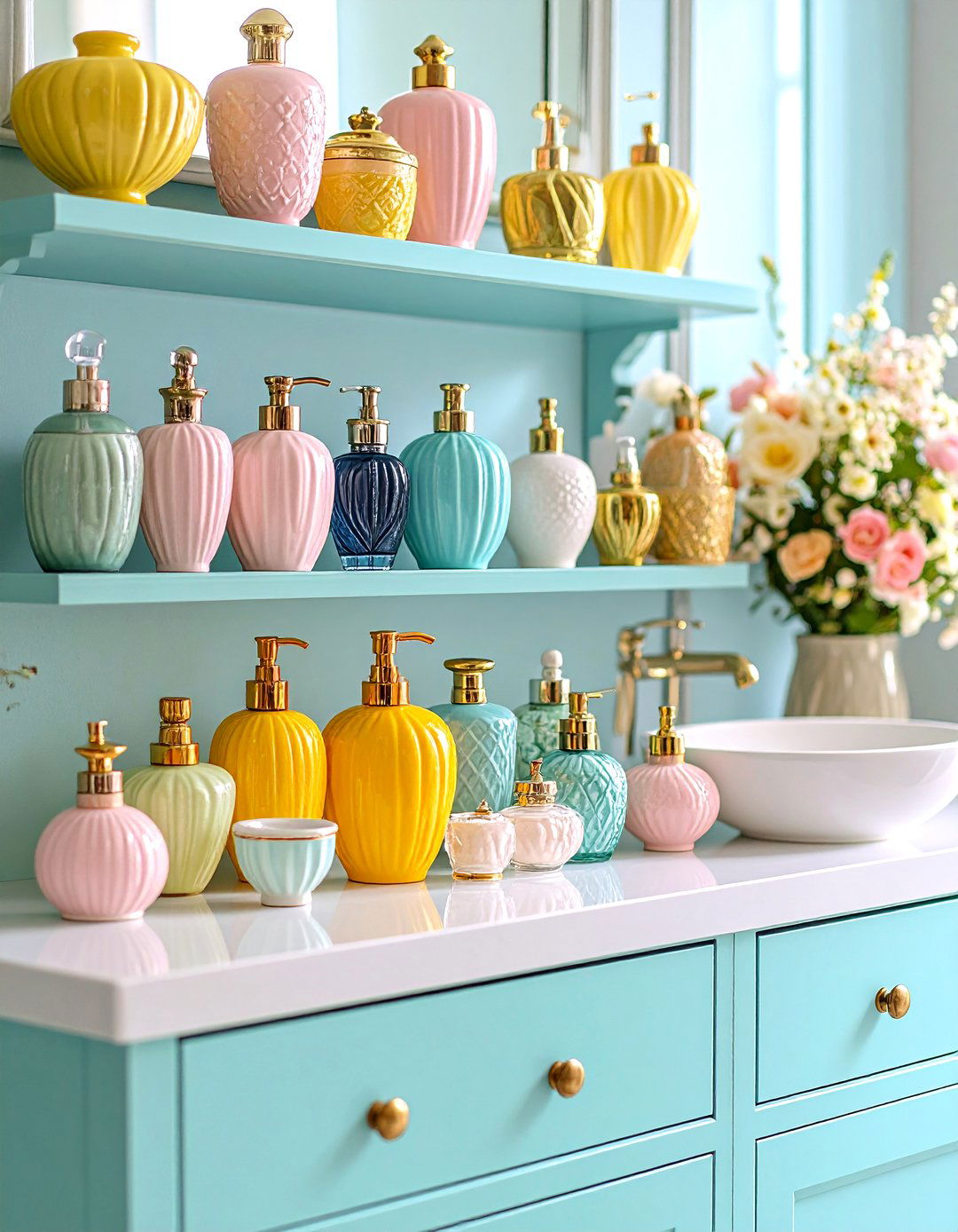 Eclectic Bathroom Accessory Collections - 24 Maximalist Bathroom Design Ideas