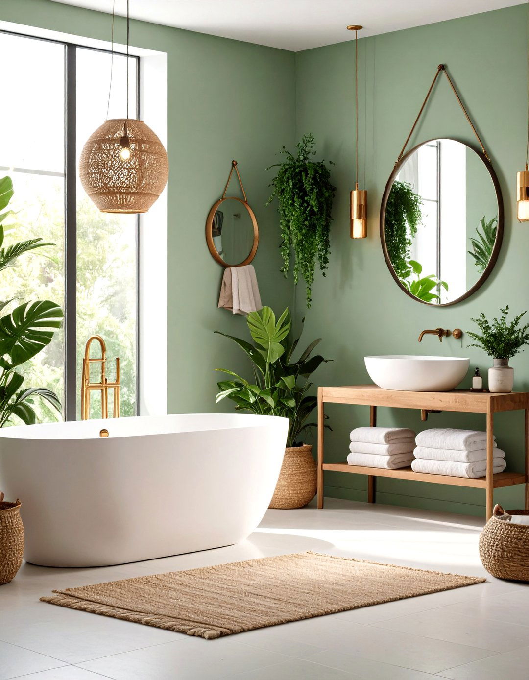 Eclectic Bathroom Spa Retreat - 24 Eclectic Interior Design Ideas