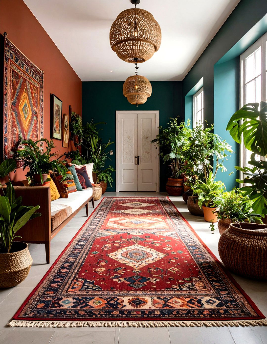 Eclectic Dark Maximalist Design - 24 Dark Hallway Ideas
