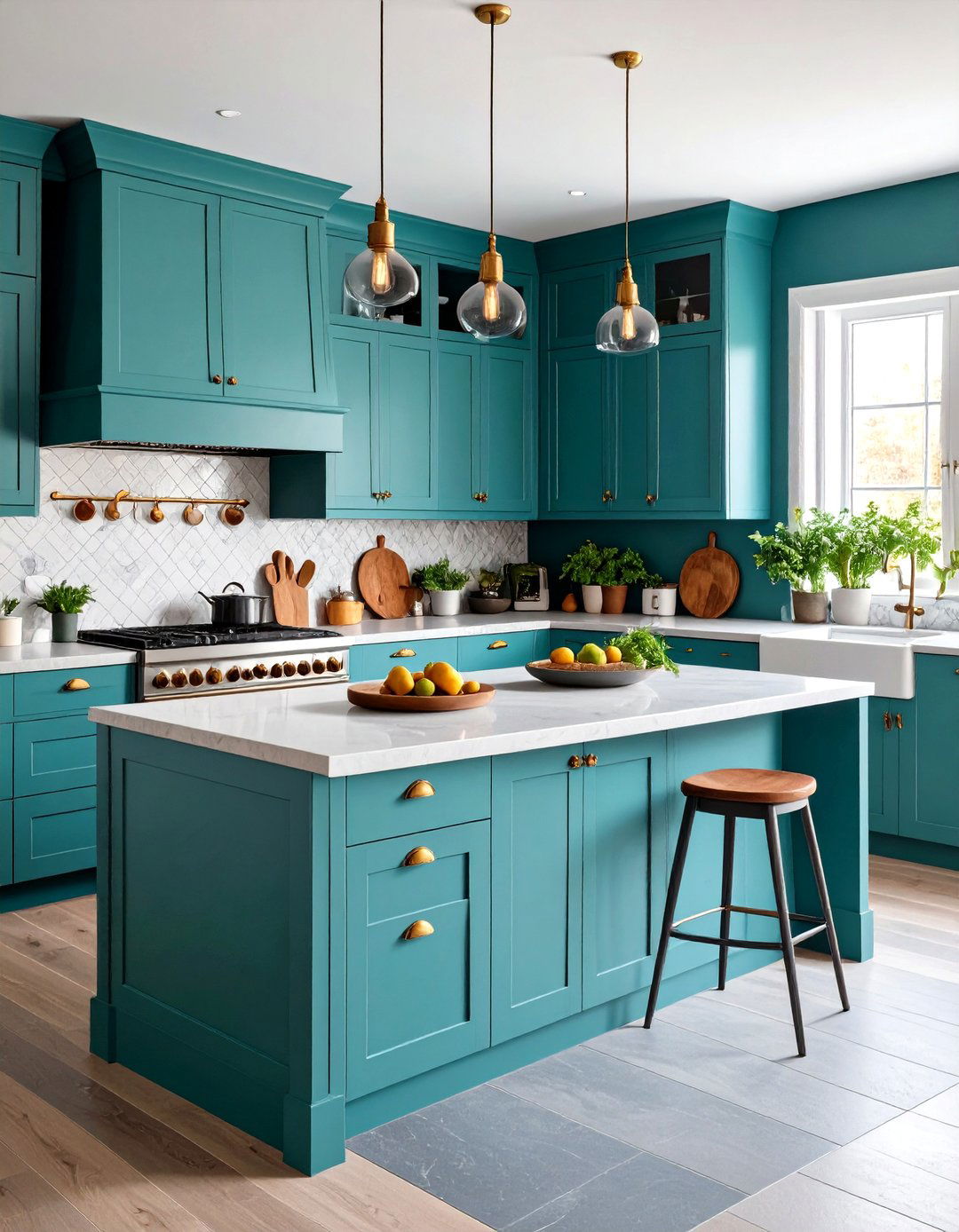 Eclectic Kitchen Slate Floor Foundation - 24 Kitchens With Slate Floors