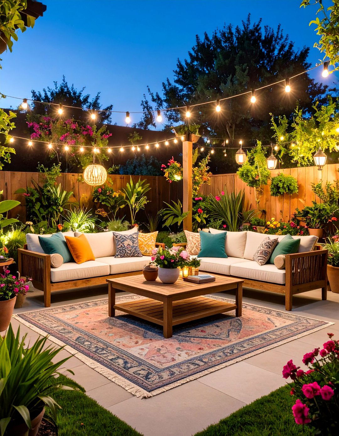 Eclectic Patio with Mixed Styles - 24 Small Patio Ideas