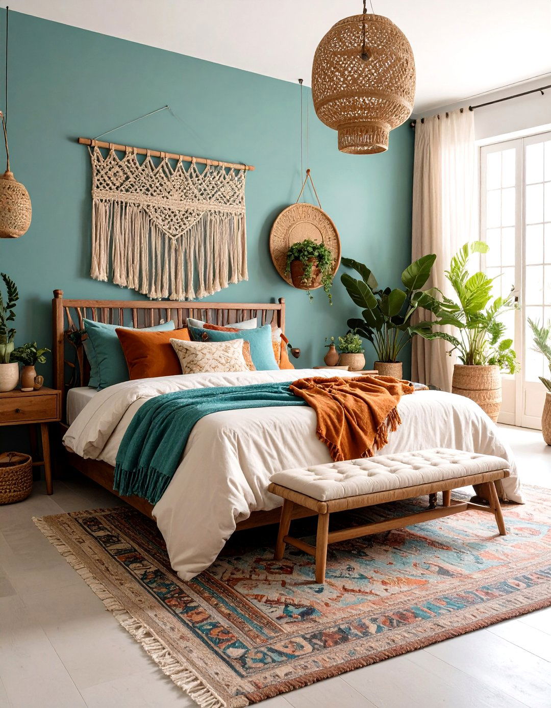 Eclectic Turquoise Bedroom - 24 Turquoise Bedroom Ideas